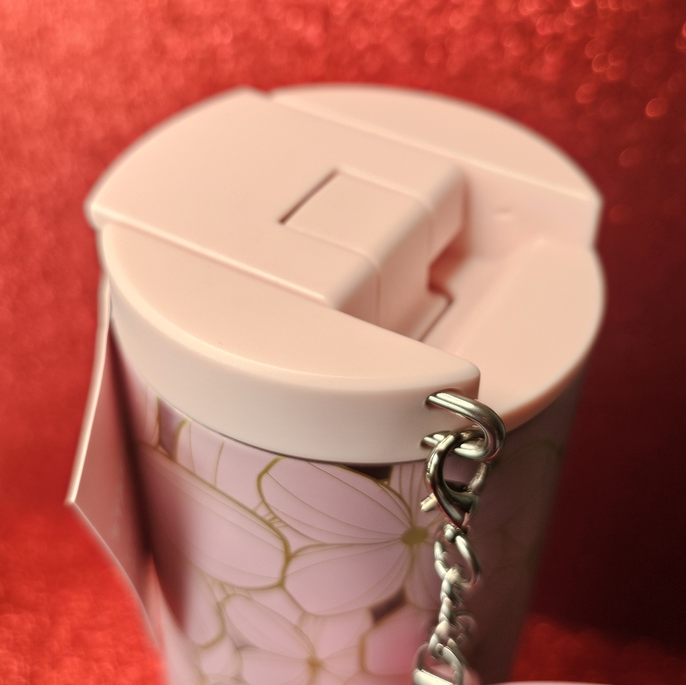 Starbucks stainless Japanese cherry blossom butterfly Sakura Flower tumbler New - Picture 4 of 5
